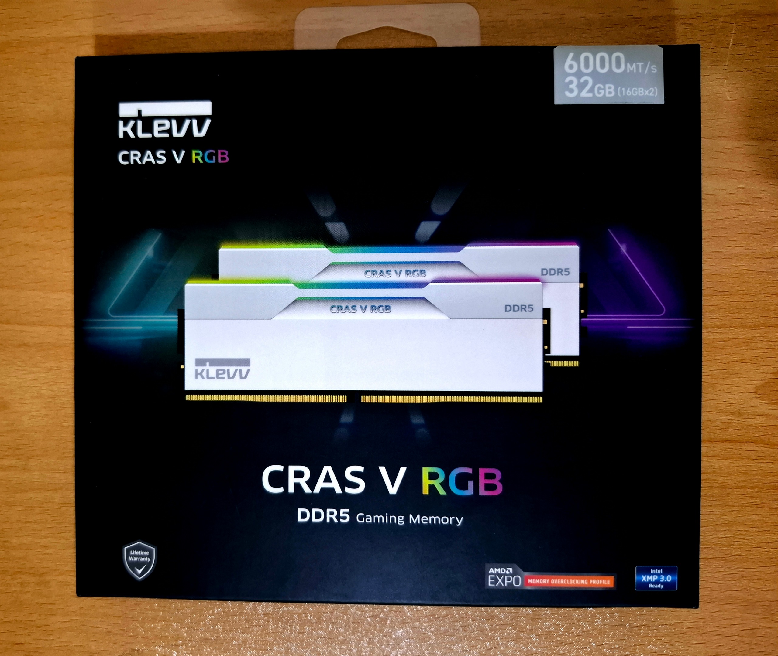 رم DDR5 Klevv Cras V 6000CL30 RGB سفید