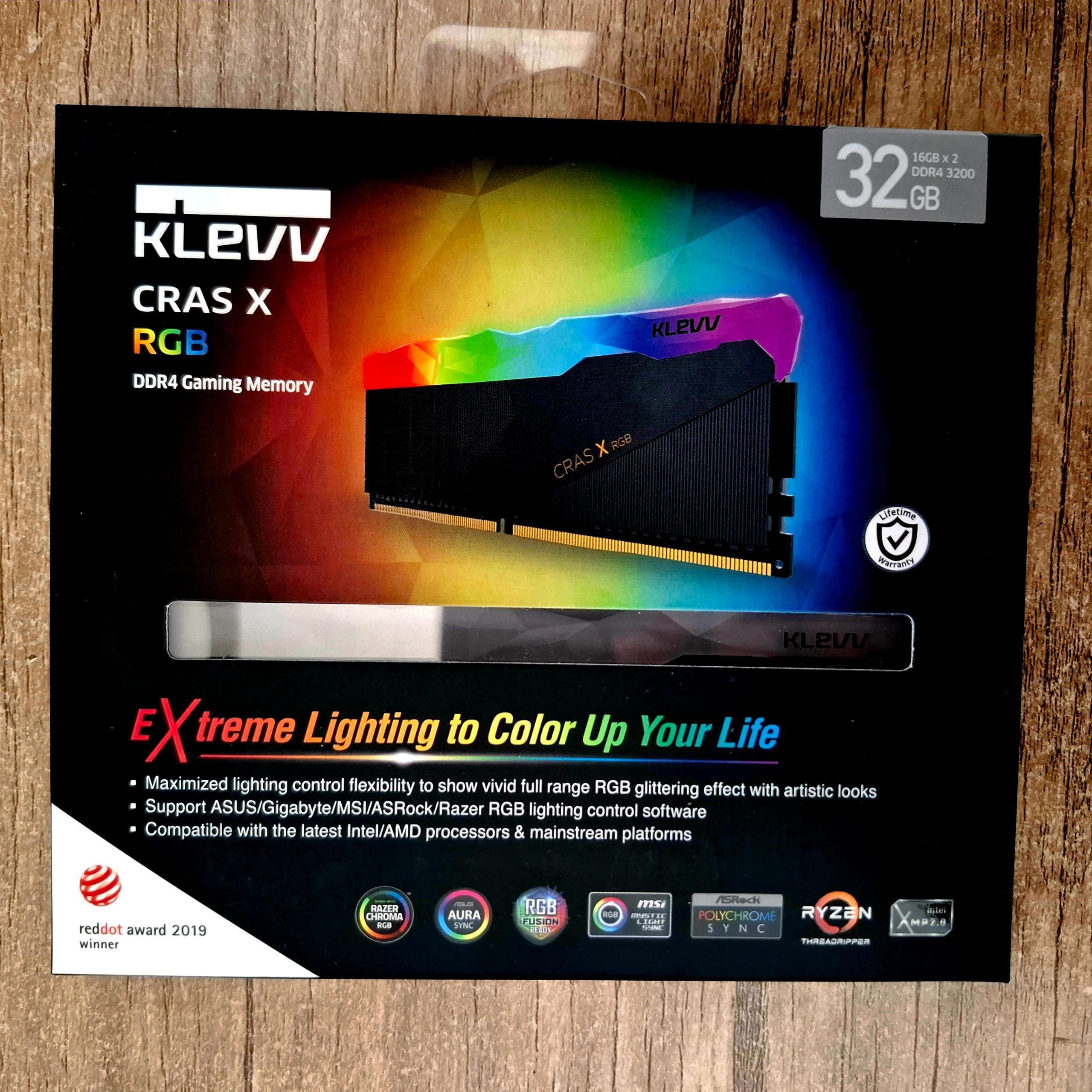 رم DDR4 Klevv Cras X RGB 2×16G 3200