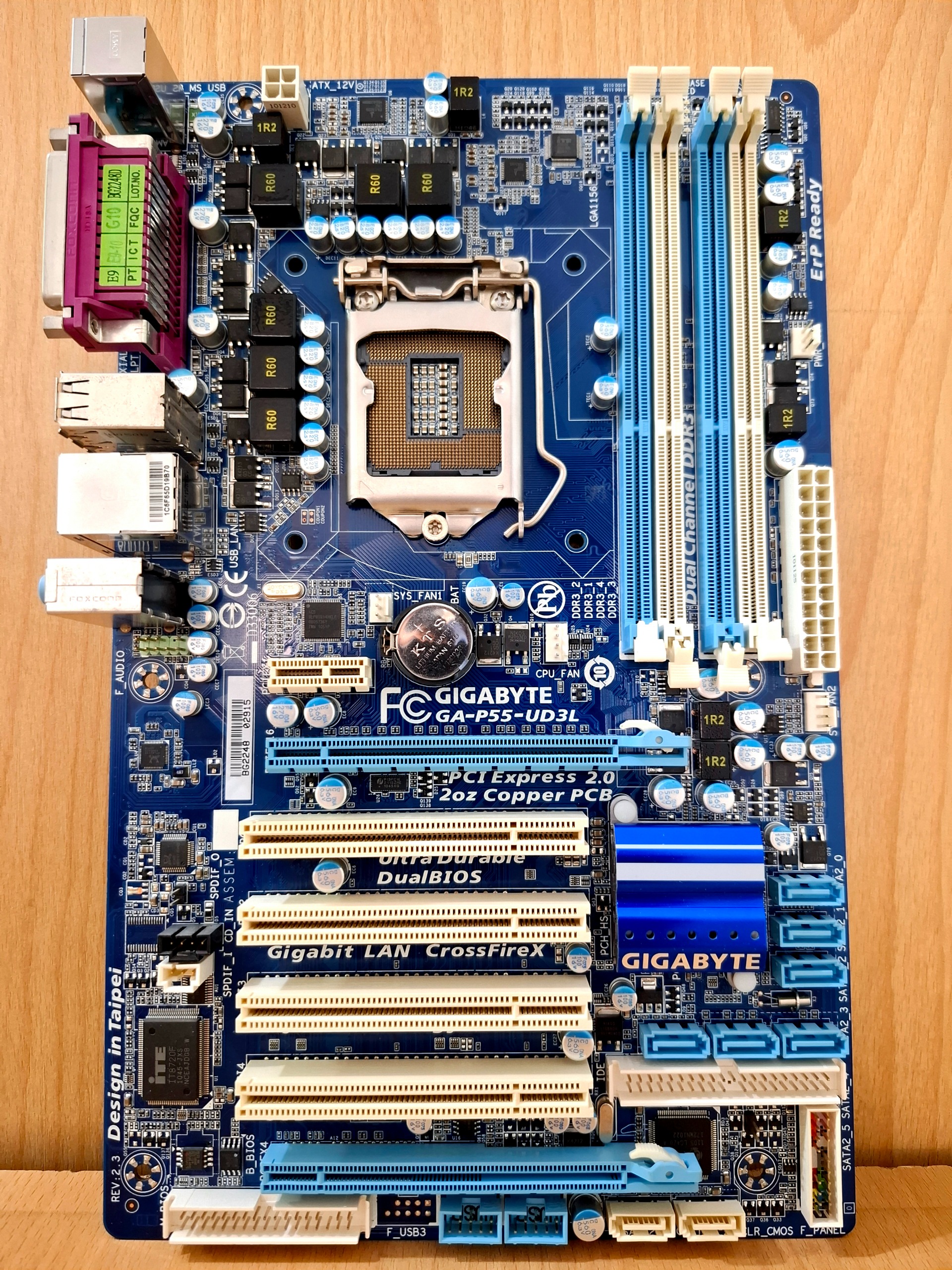 مادربرد Gigabyte P55 UD3L