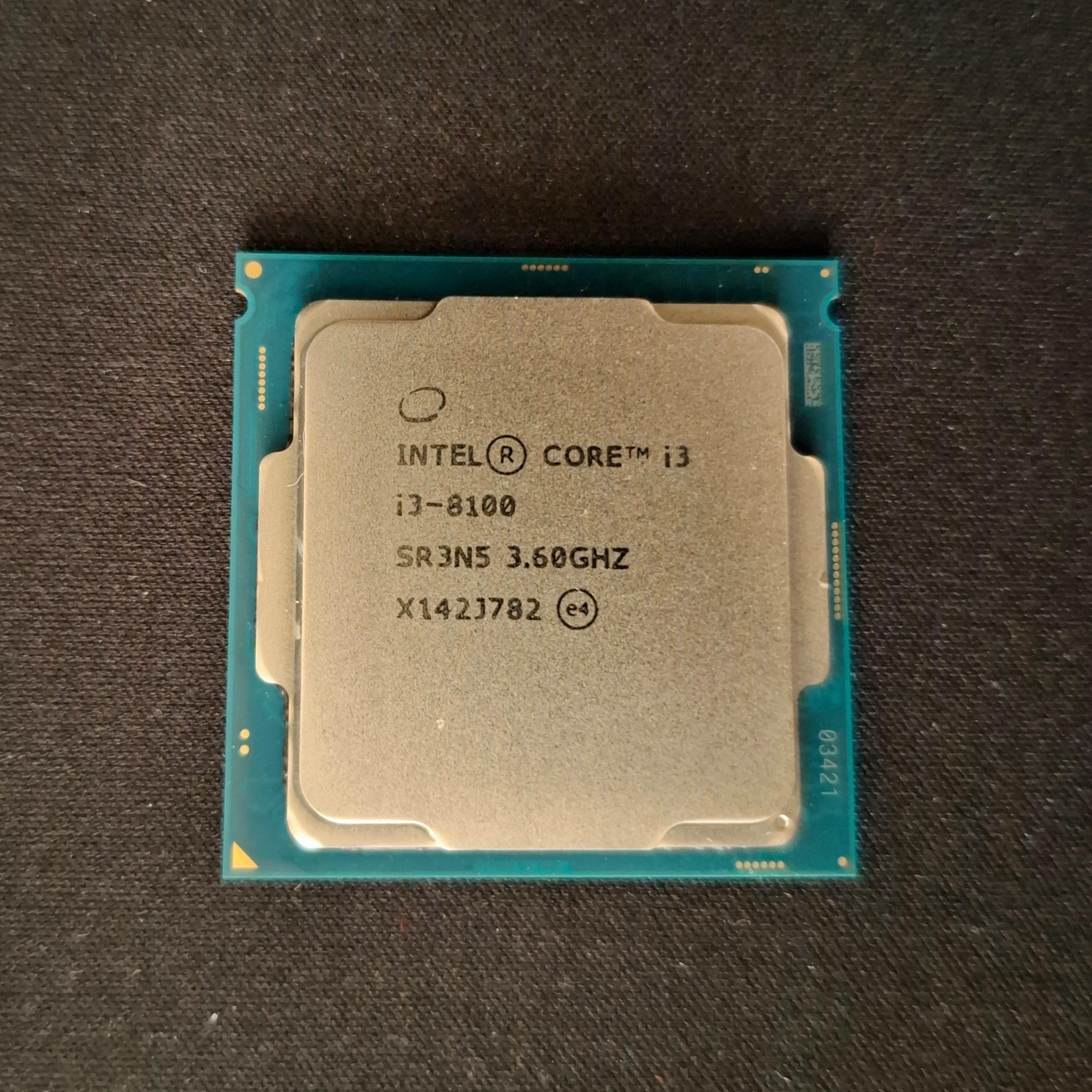 پردازنده intel Core i3 8100