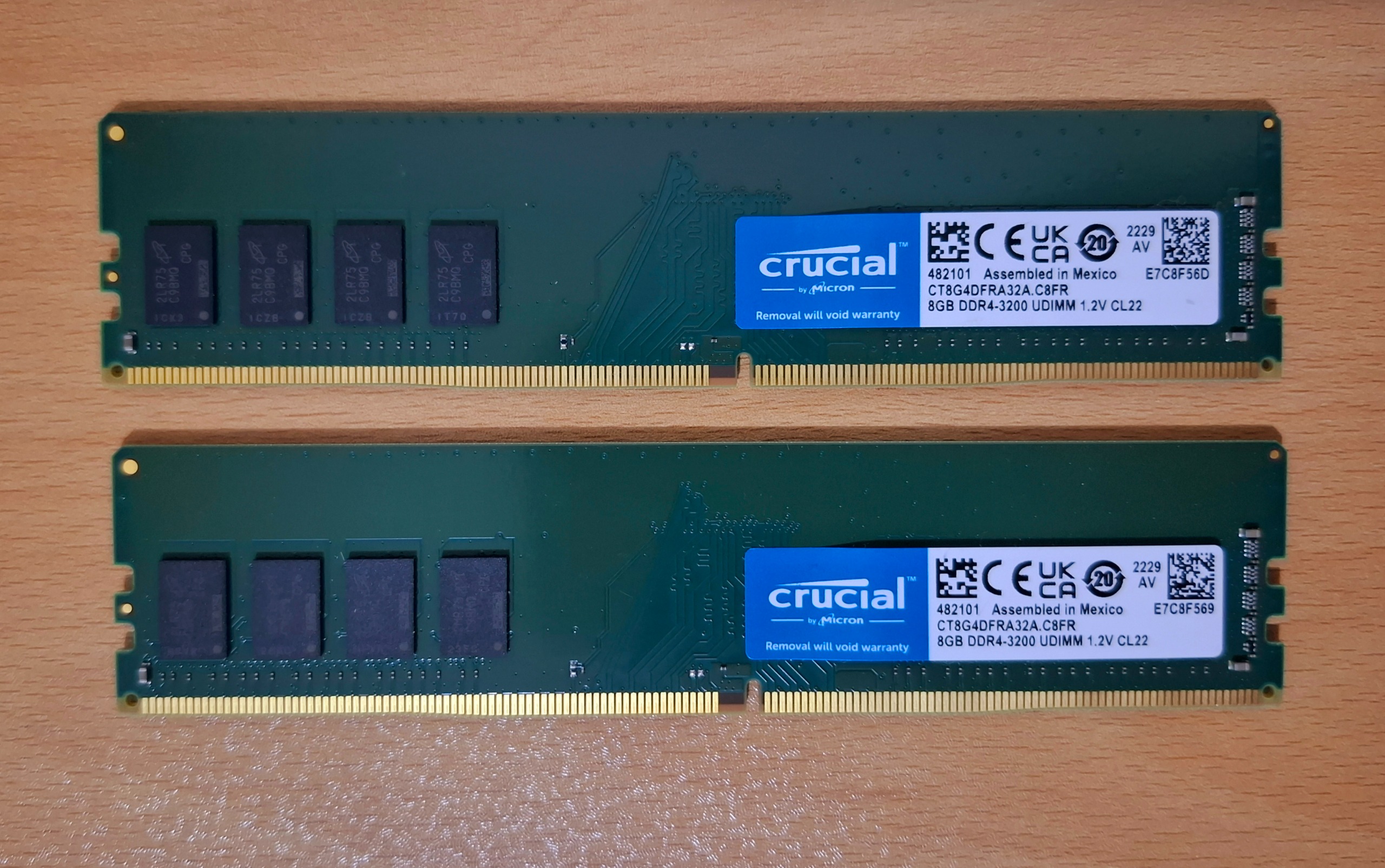 رم 3200 DDR4 Crucial 8G
