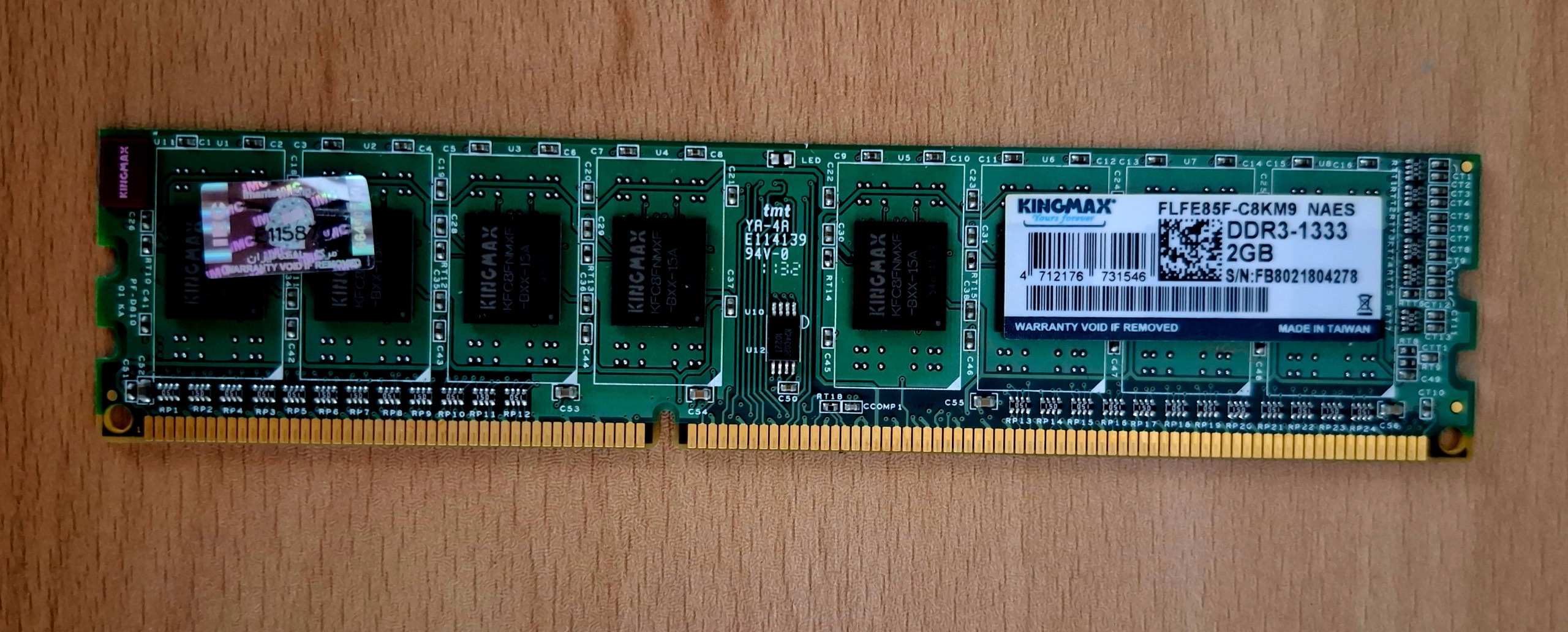 رم 2 گیگ DDR3 Kingmax