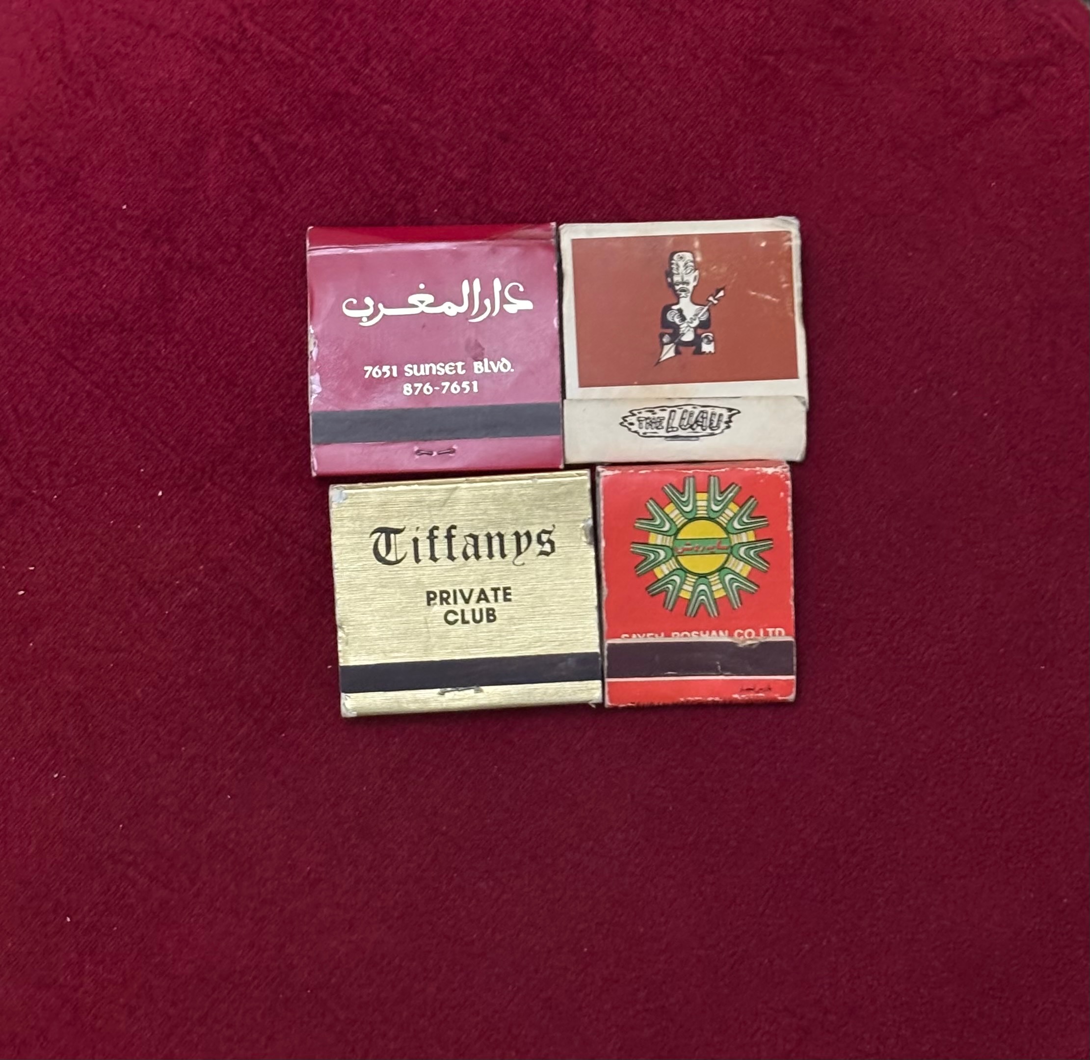 4 عدد کبریت آمریکایی مطابق تصویر