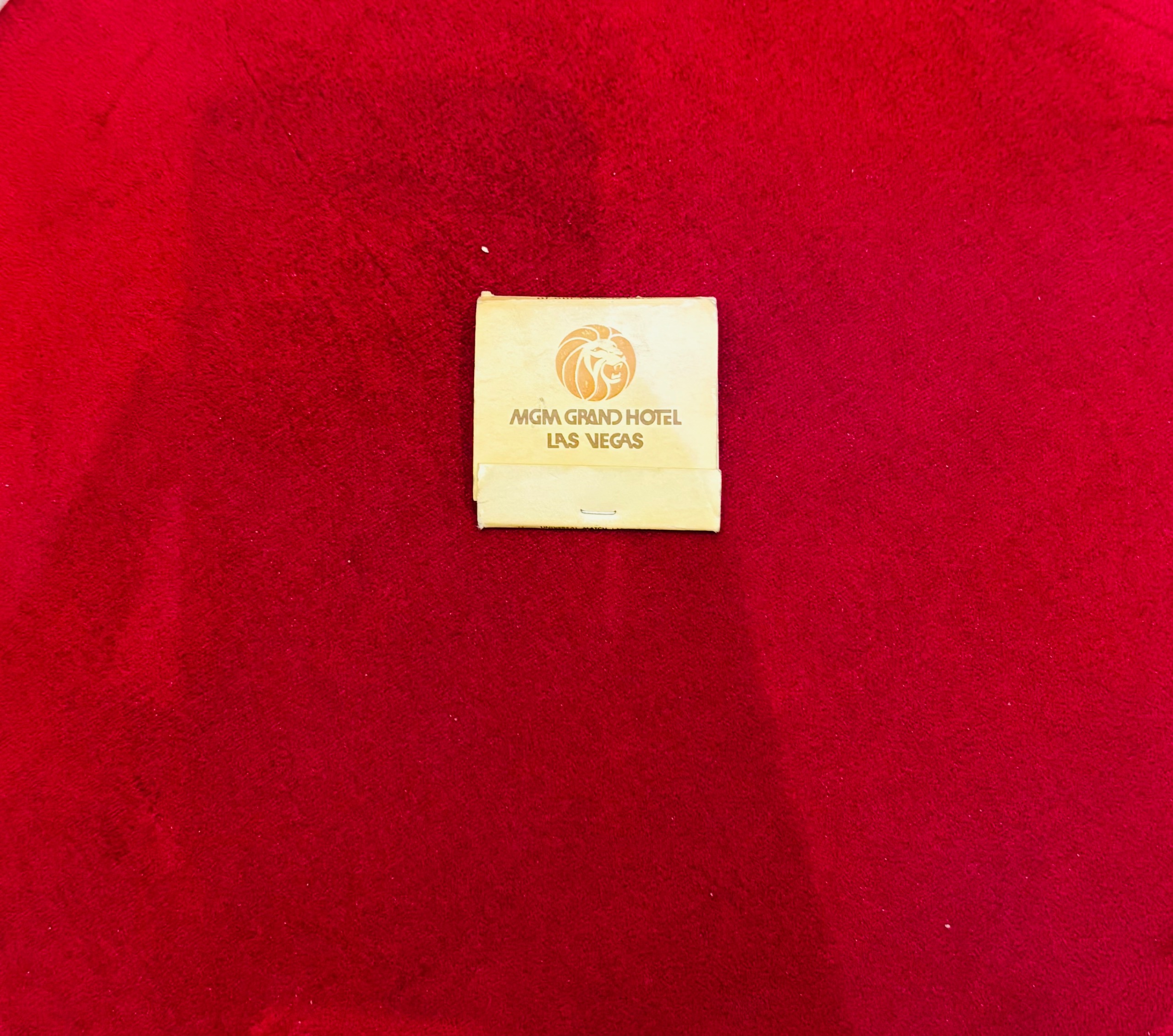 کبریت قدیمی آمریکایی MGM GRAND HOTEL