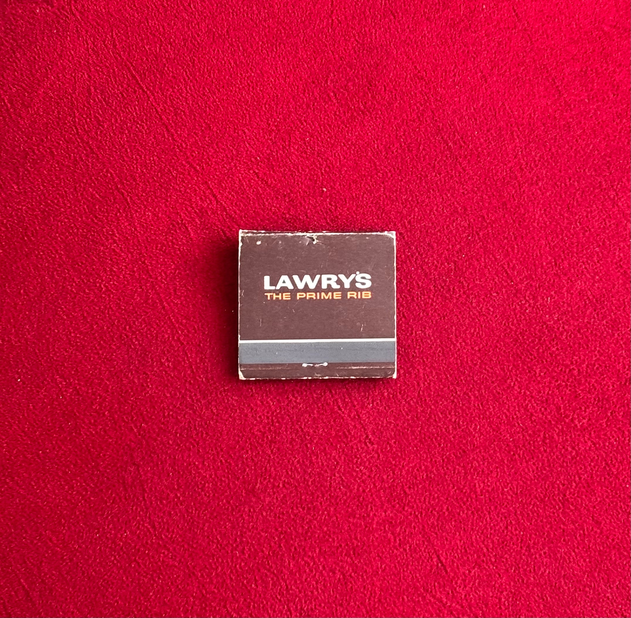 کبریت قدیمی آمریکایی  LAWRYS