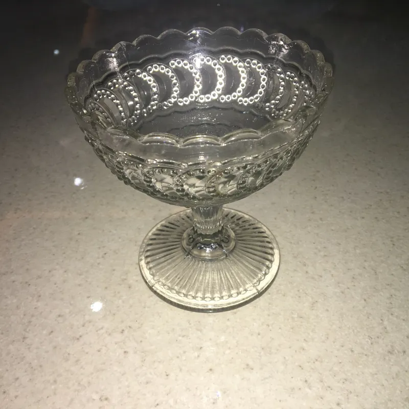 ظرف کریستال بسیار قدیمی دست ساز