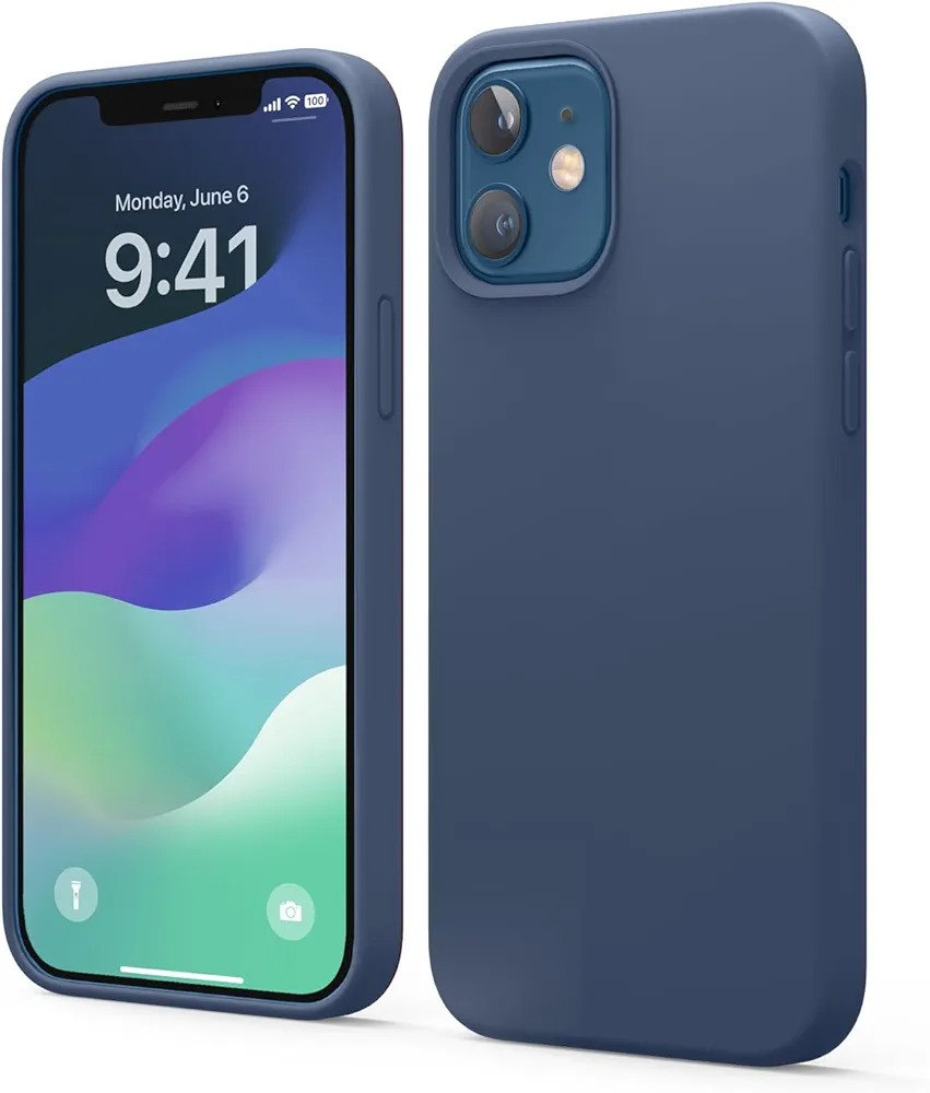 قاب سیلیکونی پوشش ابریشمی ضد ضربه iPhone 12
