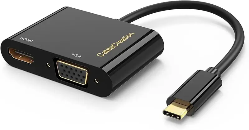 تبدیل TYPE C به VGA . HDMI