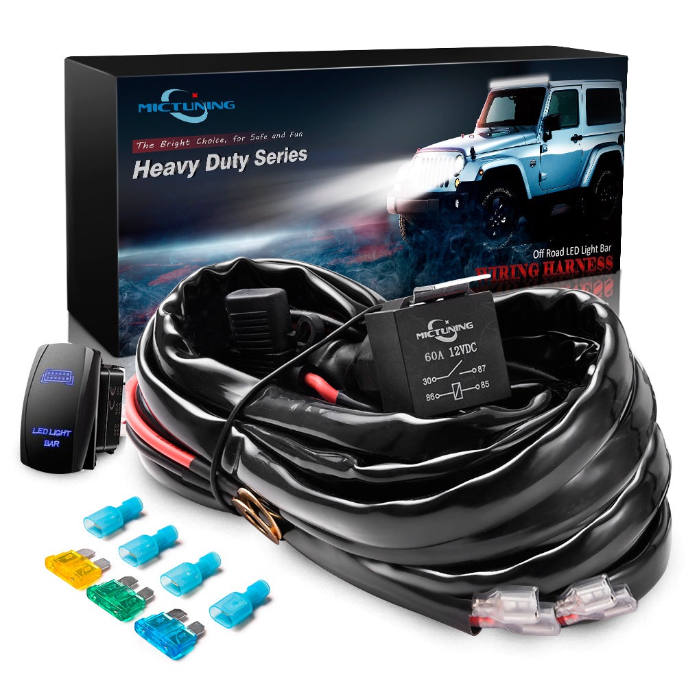 کیت سیم کشی آماده لایت بار و پرژکتور mictuning