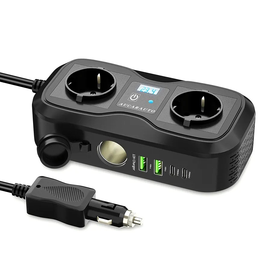 اینورتر فندکی خودرو AUCARAUTO 200w