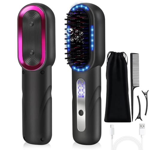 برس حرارتی شارژی،صاف کننده مو مدل YX-838