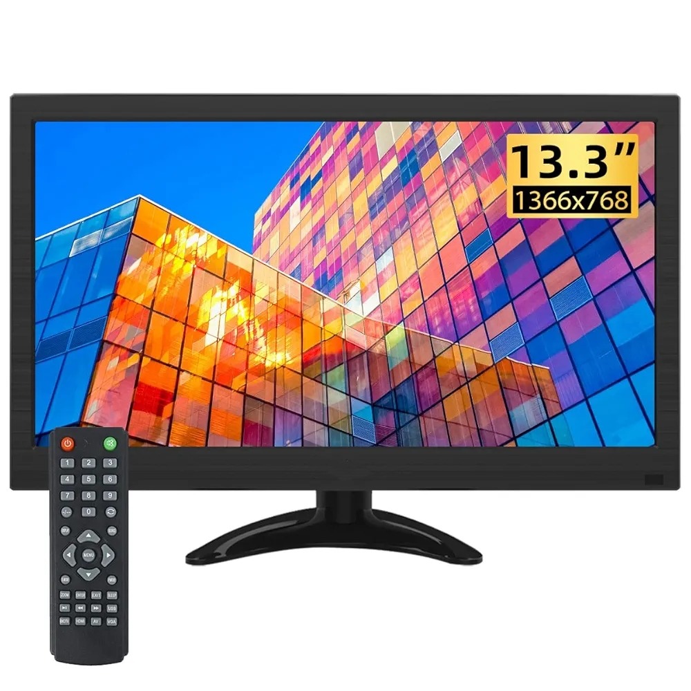 مانیتور قابل حمل 13 اینچی ورودی،AV،HDMI،VGA،BNC