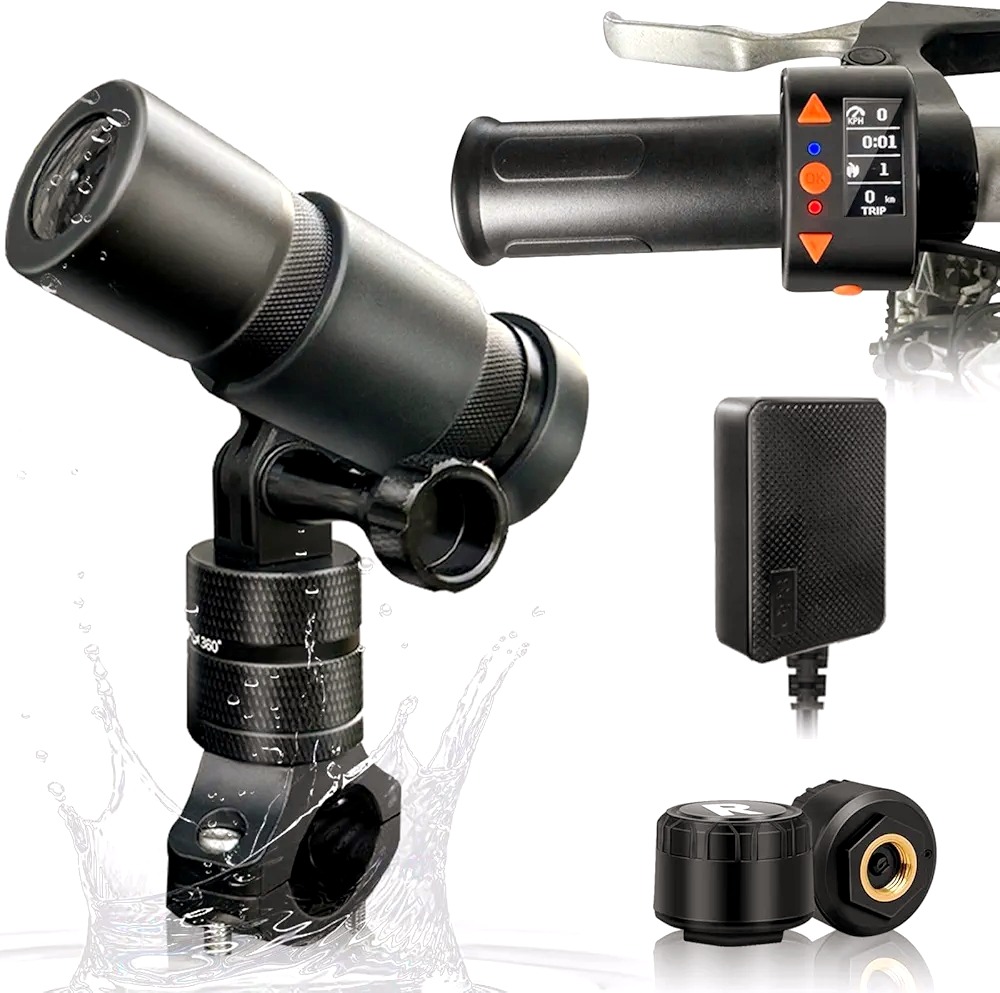 دوربین دوچرخه VSYSTO با GPS و سنسور باد لاستیک