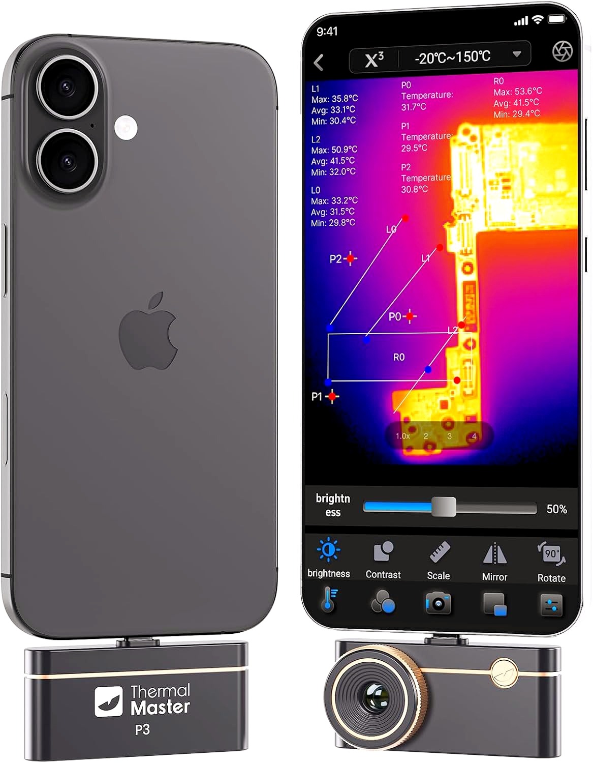دوربین حرارتی Thermal master p3(android-ios)