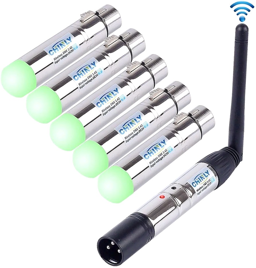 پک 6 عددی فرستنده و گیرنده DMX512