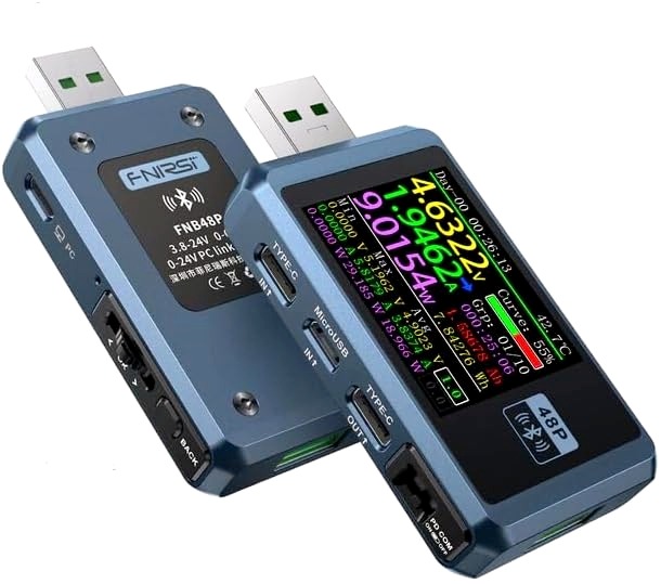 تستر فست شارژ FNIRSI مدل FNB48P (بلوتوث دار)
