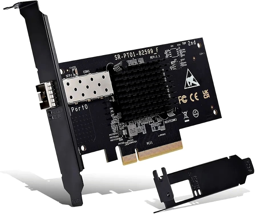 کارت شبکه PCI-e سرعت 10 گیگابایت SFP مدل x520-1s