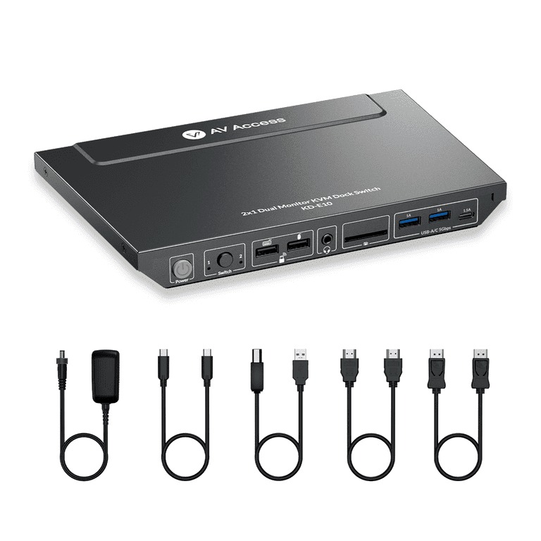 ایستگاه داک سوئیچ KVM AV Access مدل KD-E10
