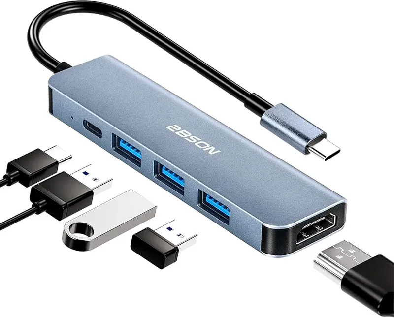 داک 5 پورت USB-C برند 2BSON مدل FX-2029B