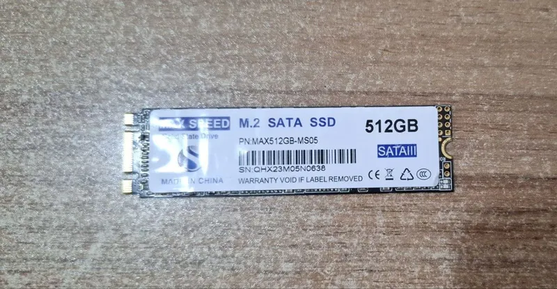 هارد SSD M2 512 gig با توضیحات