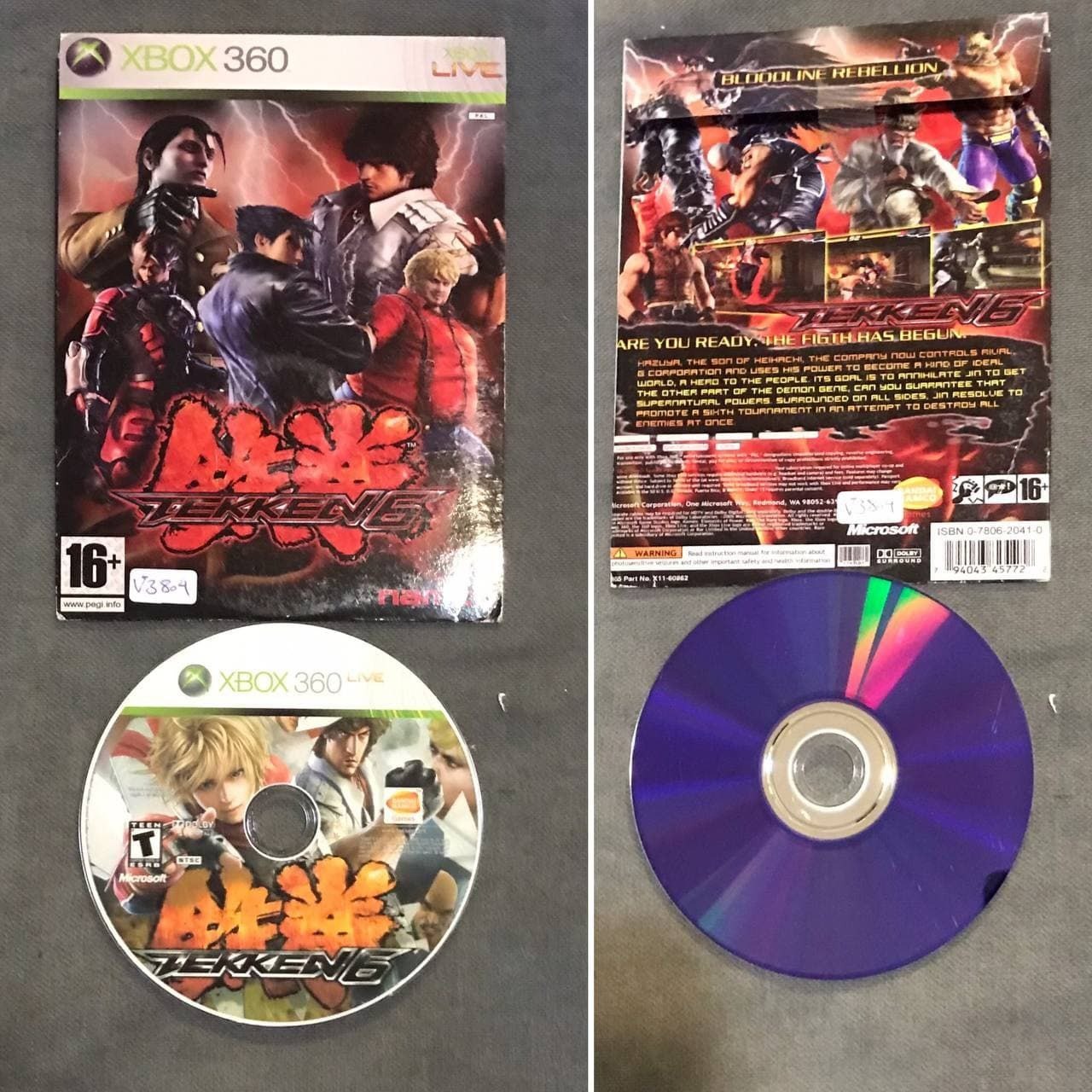 XBOX 360 (بازی TEKKEN6 ردیف V3804)