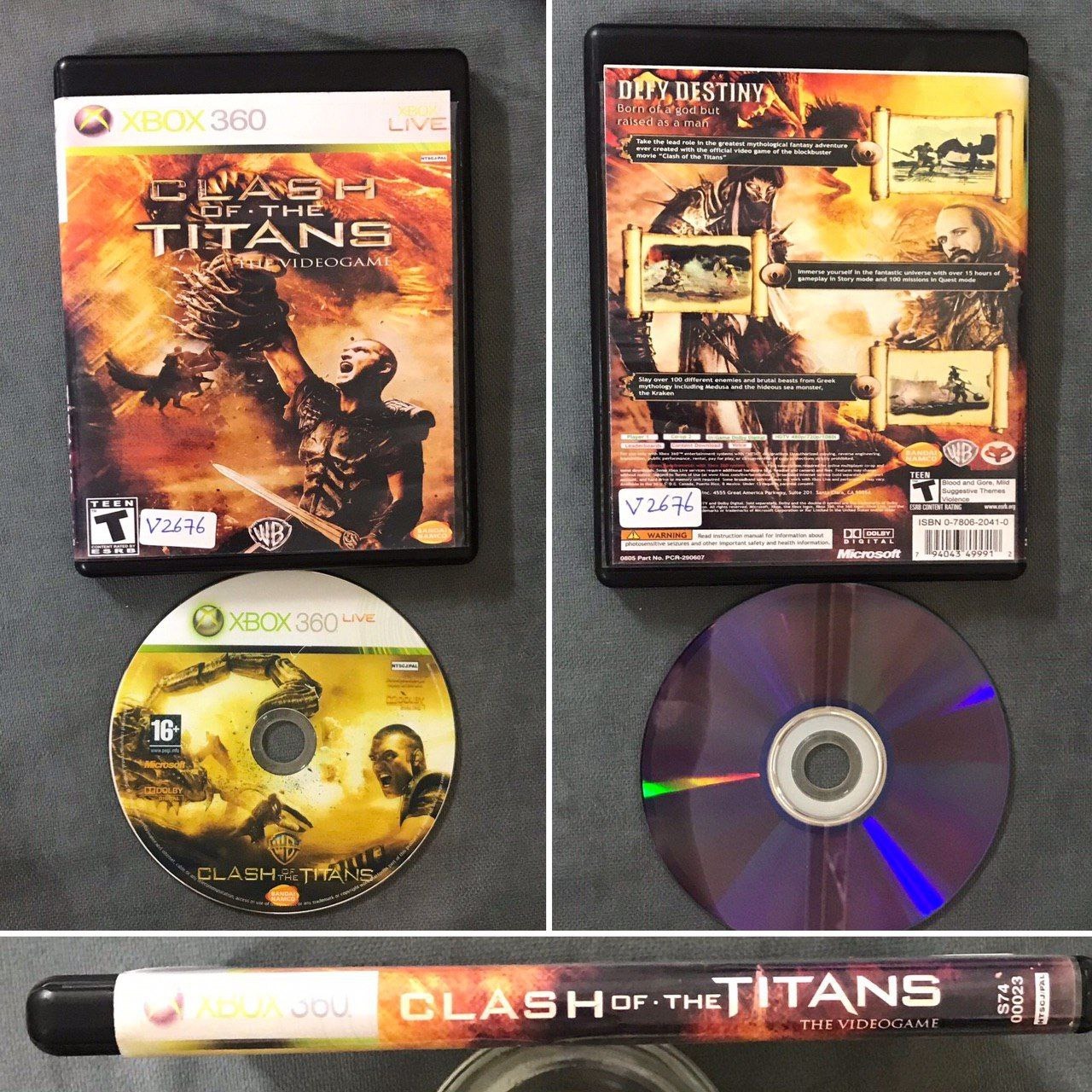 XBOX 360 (بازی Clash of the Titans ردیف V2676)