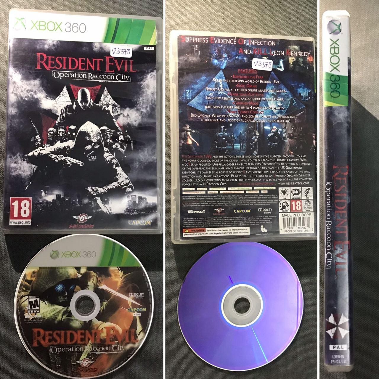 XBOX 360 (بازی RESIDENT EVIL ردیف V3378)