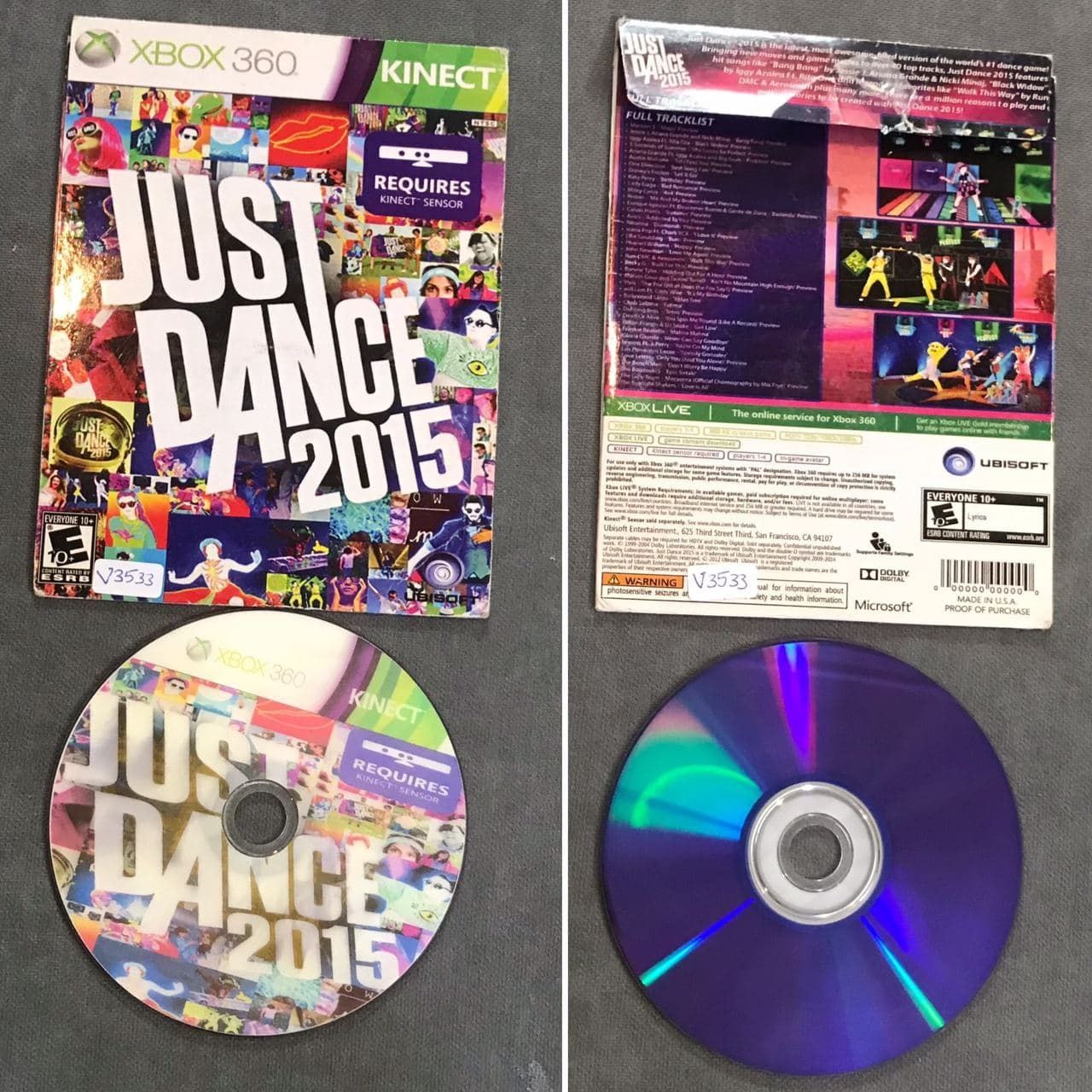XBOX 360 (بازی JUST DANCE 2015 ردیف V3533)