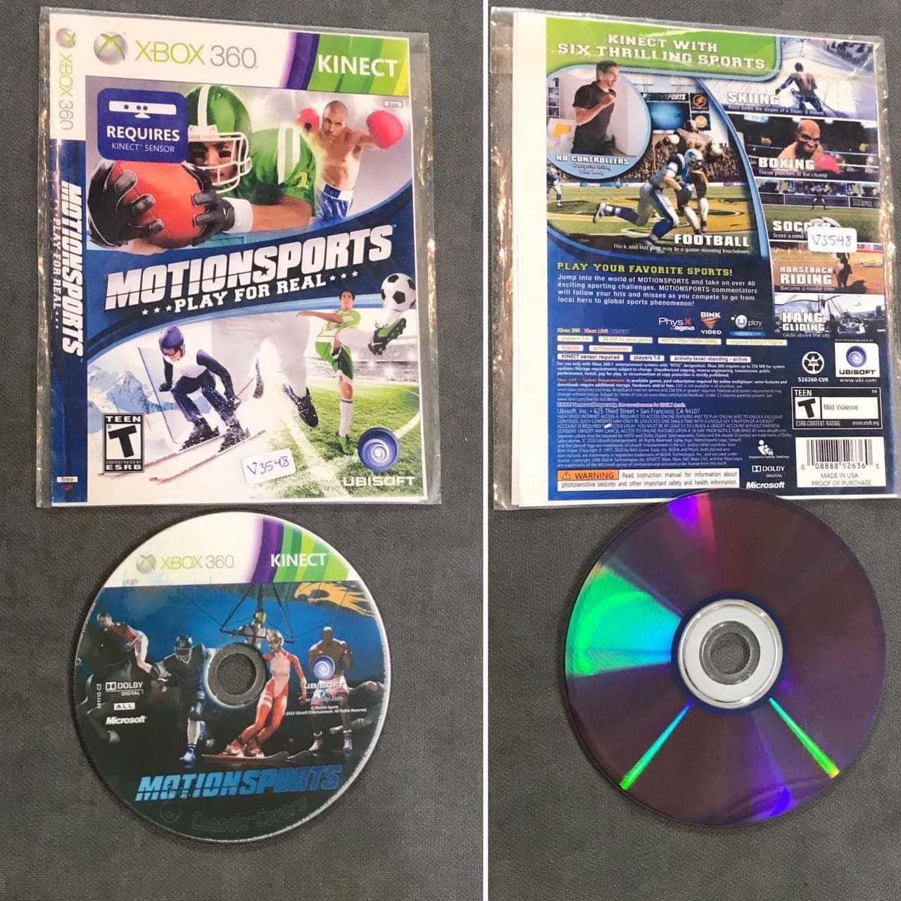 XBOX 360 (بازی MOTIONSPORTS ردیف V3548)