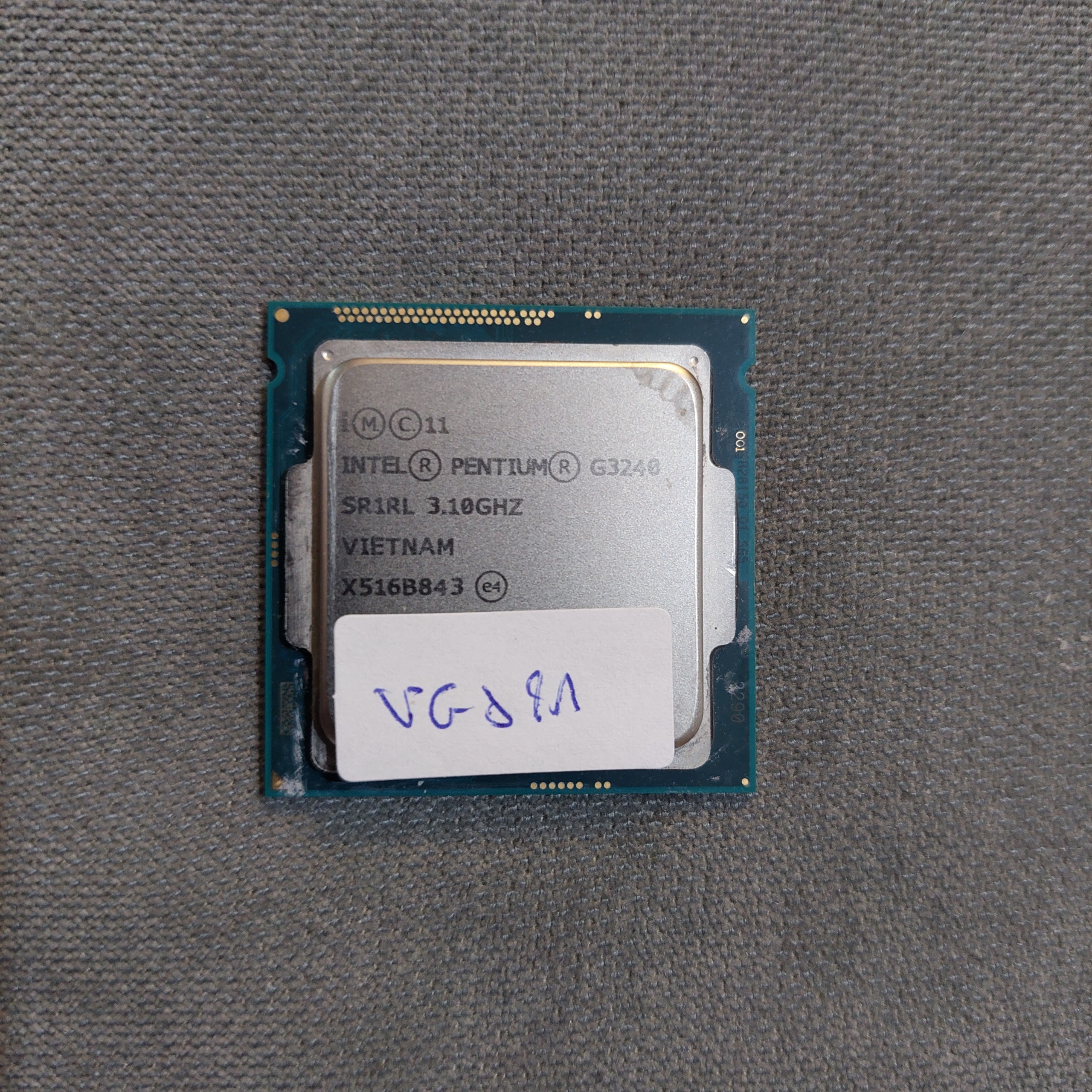 CPU کامپیوتر (INTEL Pentium G3240 ردیف VG598)