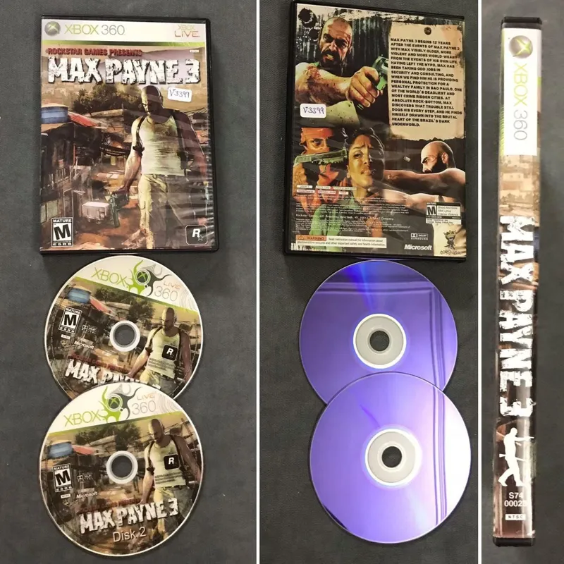 XBOX 360 (بازی MAX PAYNE 3 ردیف V3399)