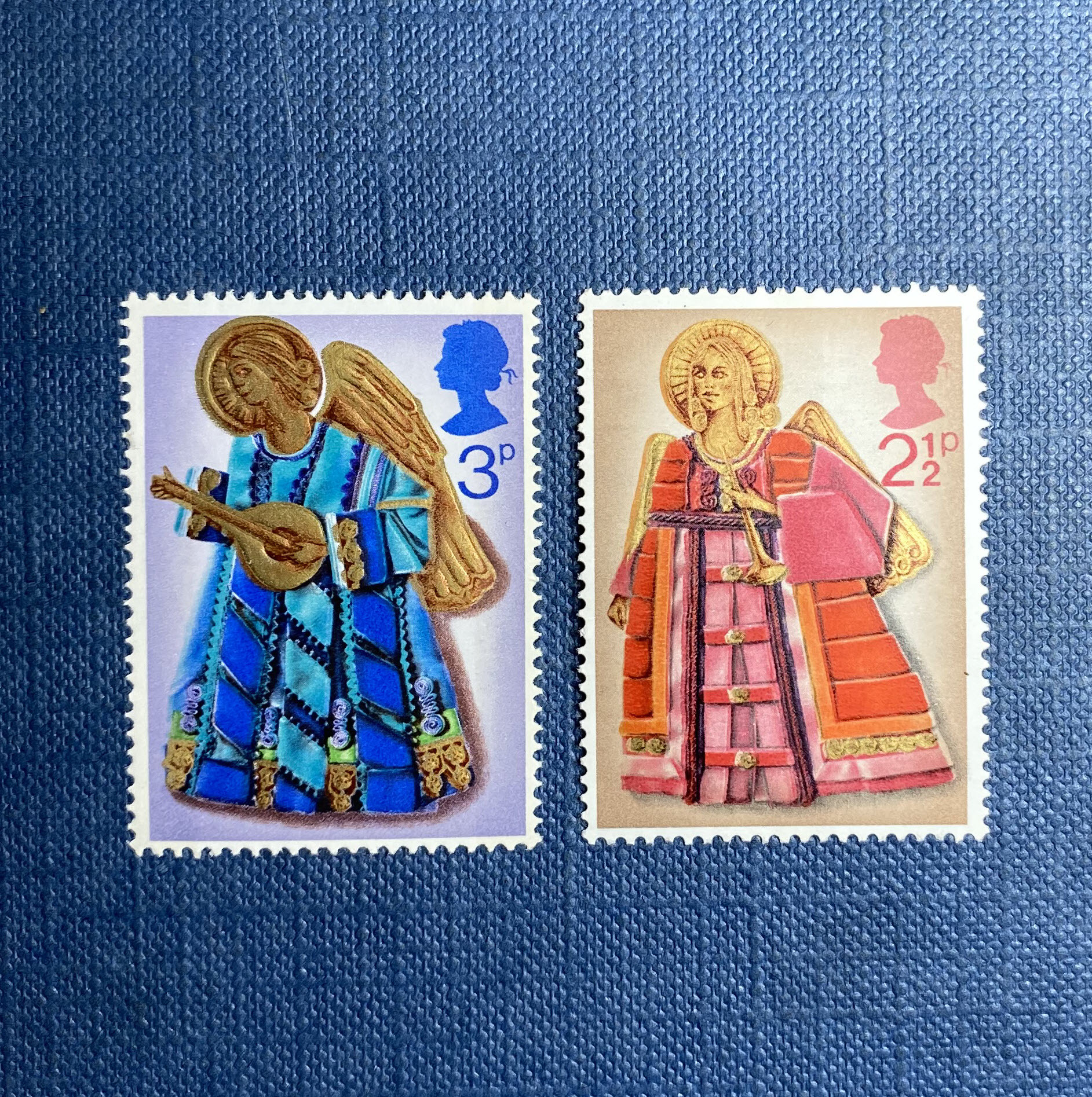 2 تمبر 50 ساله انگلستان