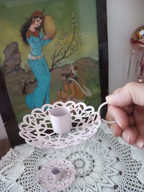 جاشمعی فلزی کلاسیک